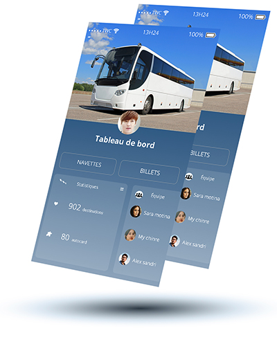 Système de distribution et de réservation Autocar, Bus et Navette