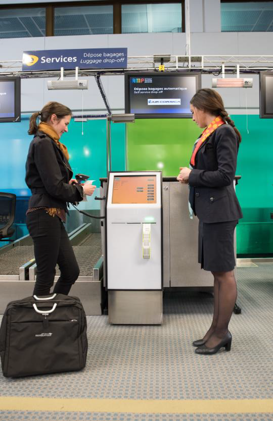 L’aéroport Marseille Provence s’équipe de systèmes de dépose de bagages automatisés