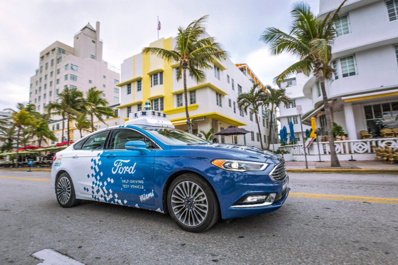 Ford teste ses véhicules autonomes dans les rues de Miami