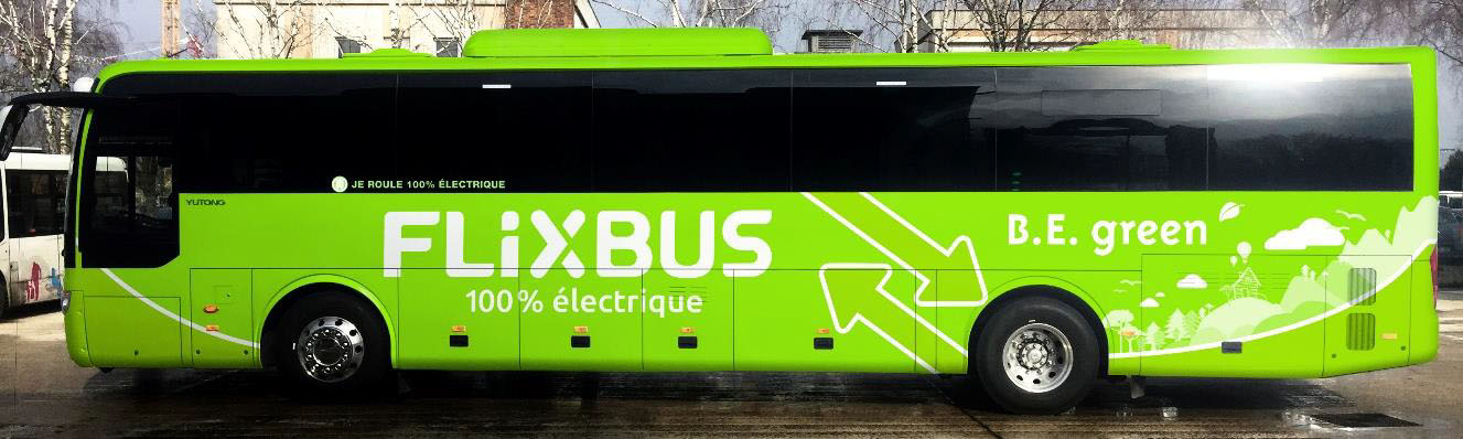 Première ligne longue-distance au monde en autocar électrique entre Paris et Amiens