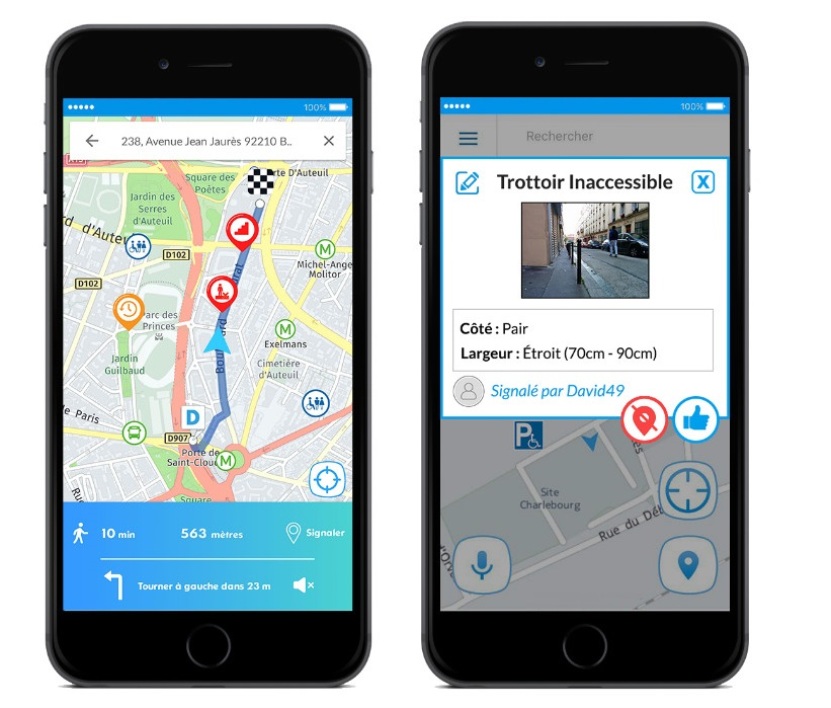 Streetco : une nouvelle application mobile pour les piétons et les personnes à mobilité réduite