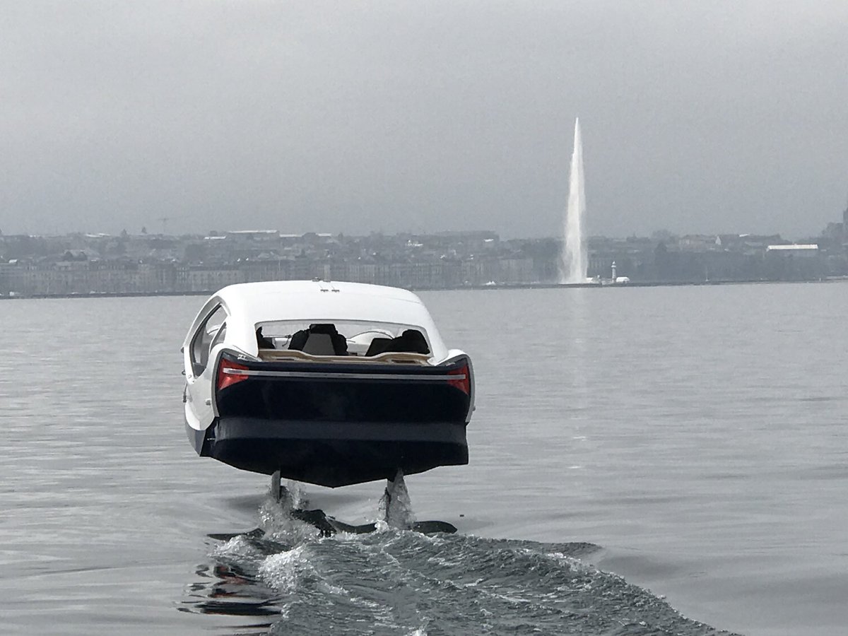 [Vidéo] Le SeaBubble en test sur le lac Léman à Genève