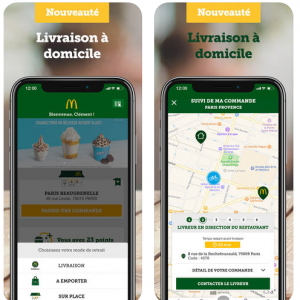 La nouvelle application McDo France propose la livraison à domicile
