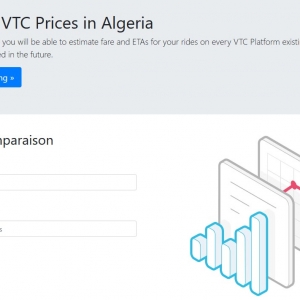 Un comparateur de prix des applications VTC en Algérie