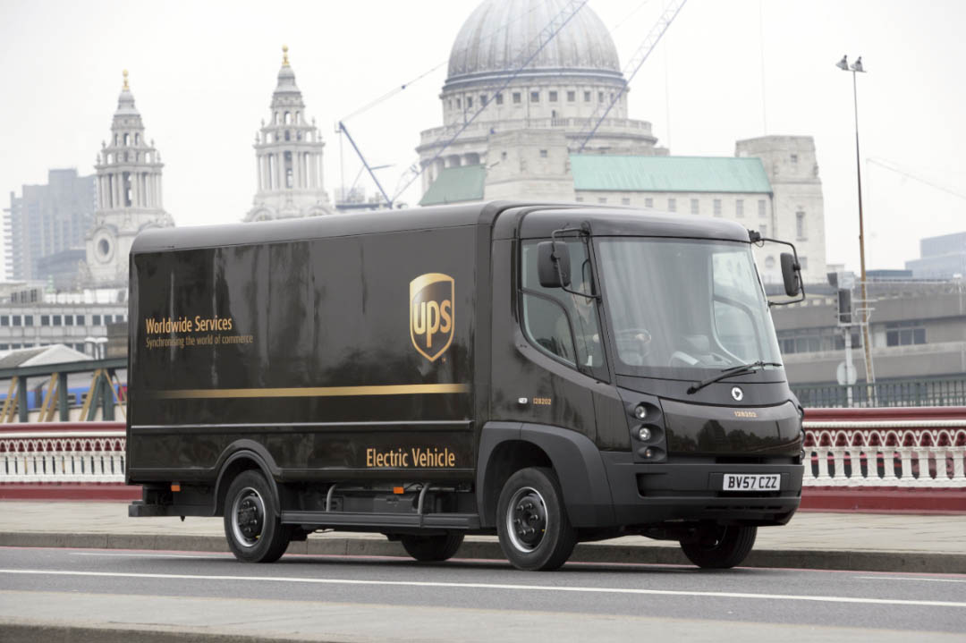 UPS s'équipe de véhicules électriques pour la livraison