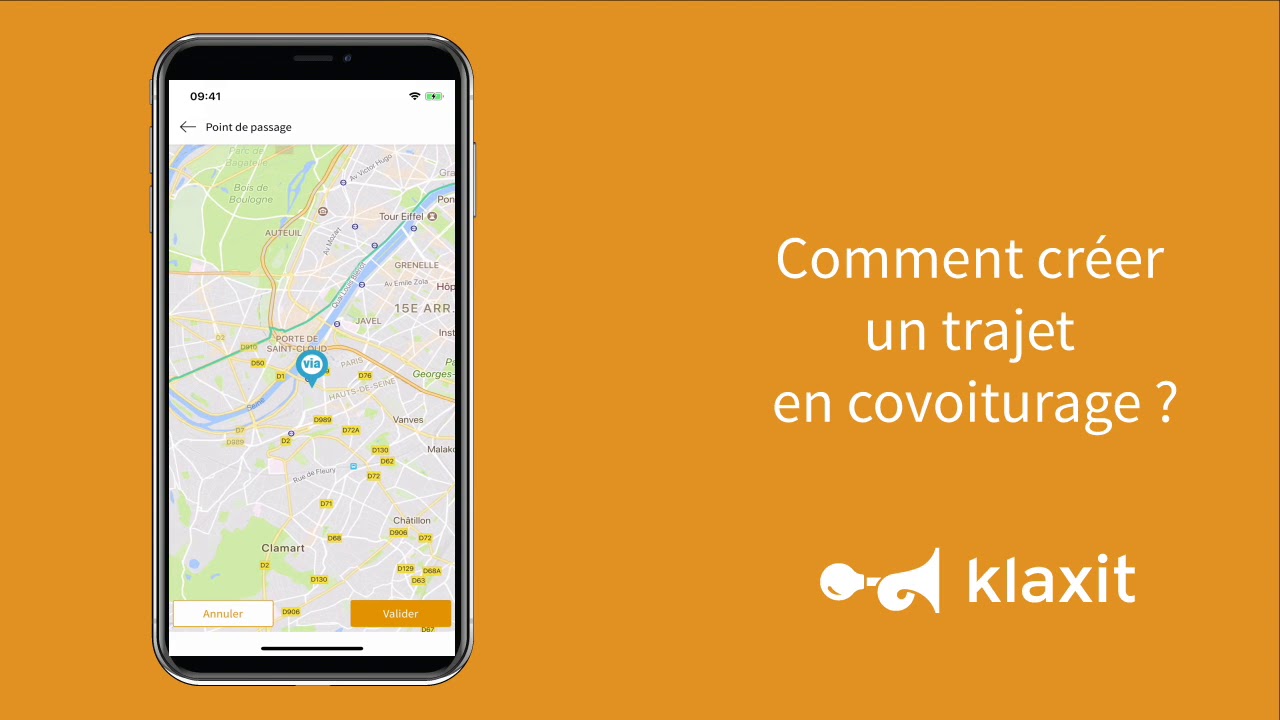 Partenariat entre le service de covoiturage Klaxit et Uber
