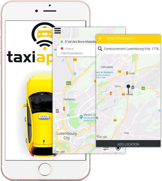 Taxiapp.lu : une nouvelle application Taxi au Luxembourg