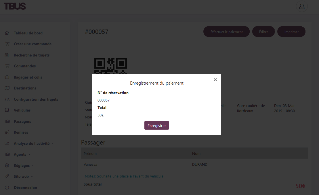 Créer une commande 4