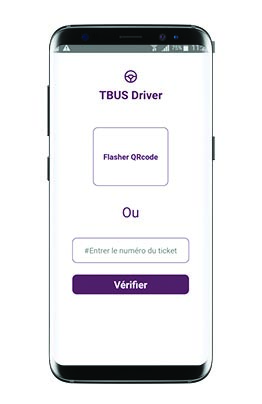 Application mobile TBUS Chauffeur Agent