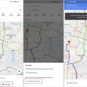 Les notifications "anti-off routes" de Google Maps