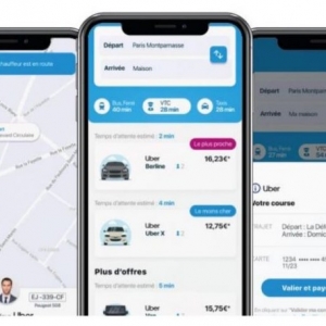 Commander un Uber depuis l'application "Assistant SNCF"