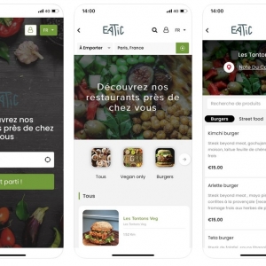 Eatic : l'application de livraison de repas vegan et végétariens