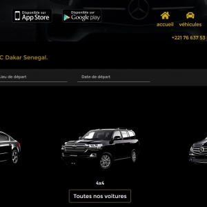 Un nouveau service de location de voitures avec chauffeur au Sénégal