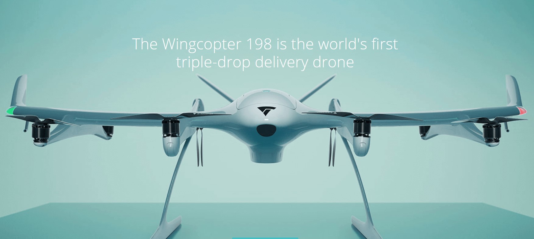 Le drone allemand Wingcopter peut opérer 3 livraisons différentes