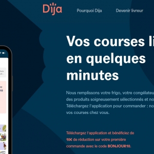 Dija : l'application de livraison de produits d'épicerie se lance en France