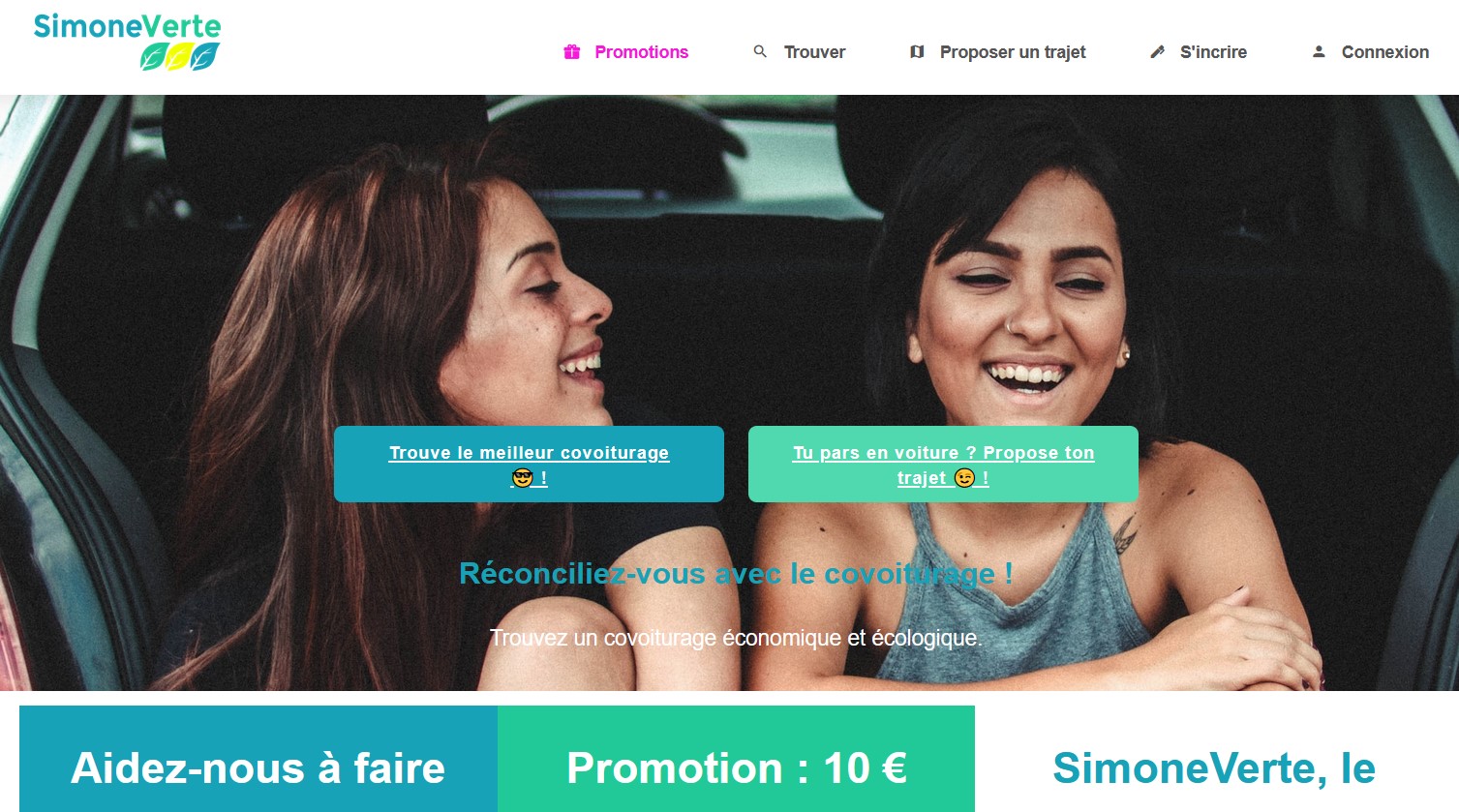 SimoneVerte : un nouveau système de covoiturage