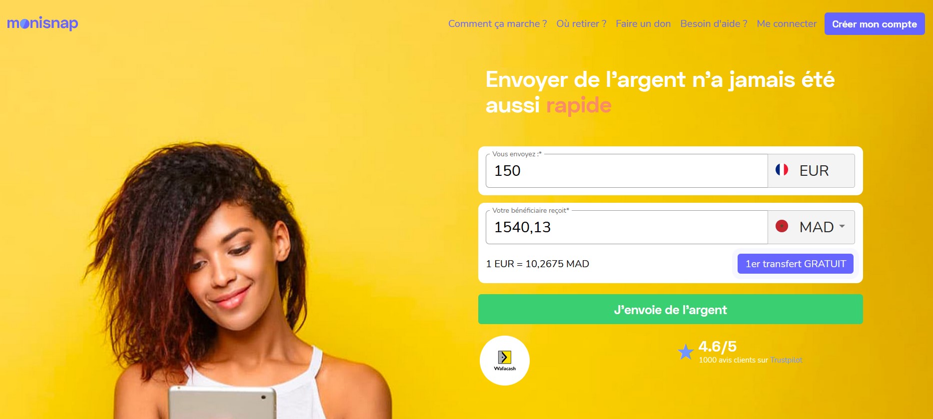 Transfert d'argent : Monisnap mise sur l'USSD