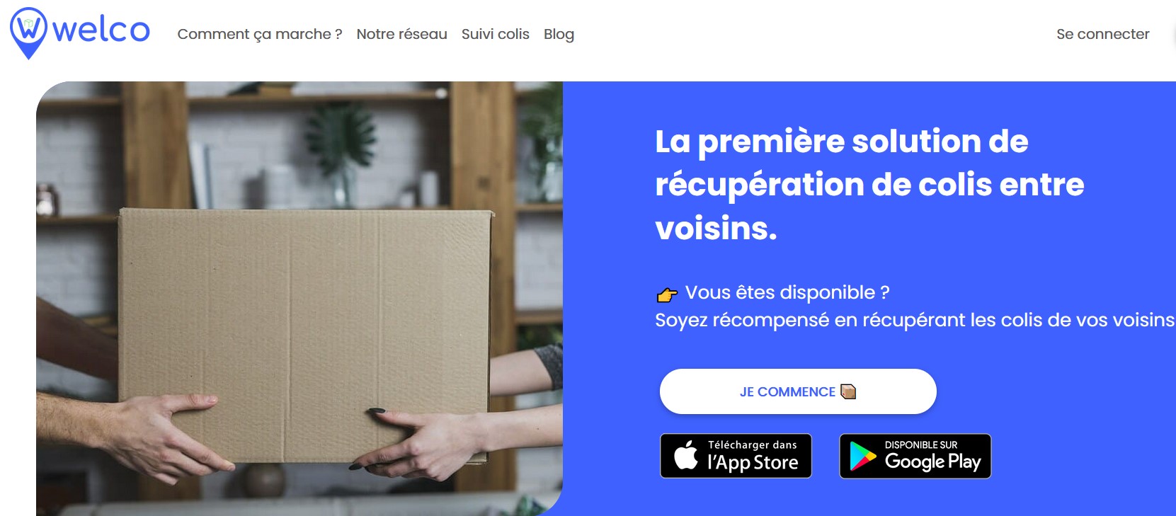 Partenariat entre Relais Colis et Welco pour la réception de colis entre particuliers