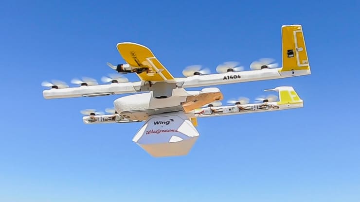 Le succès des drones de livraison d'Alphabet