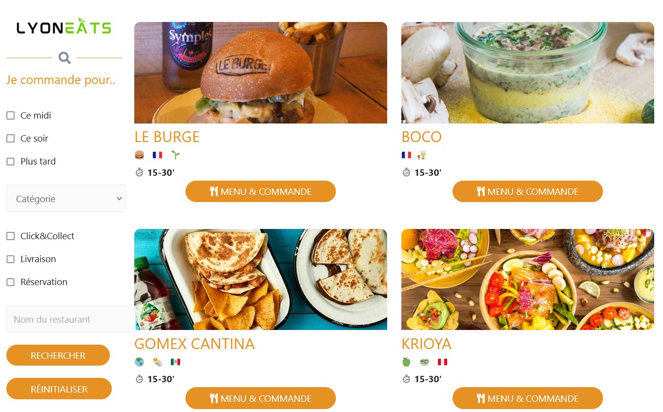 Lyon Eats : une nouvelle application de livraison de repas à Lyon