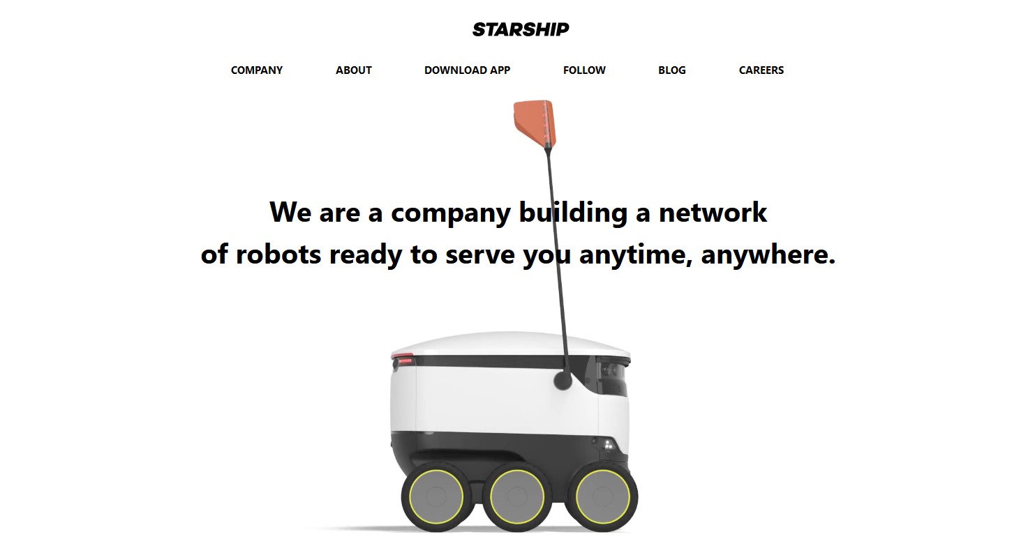 Les robots de livraison de Starship