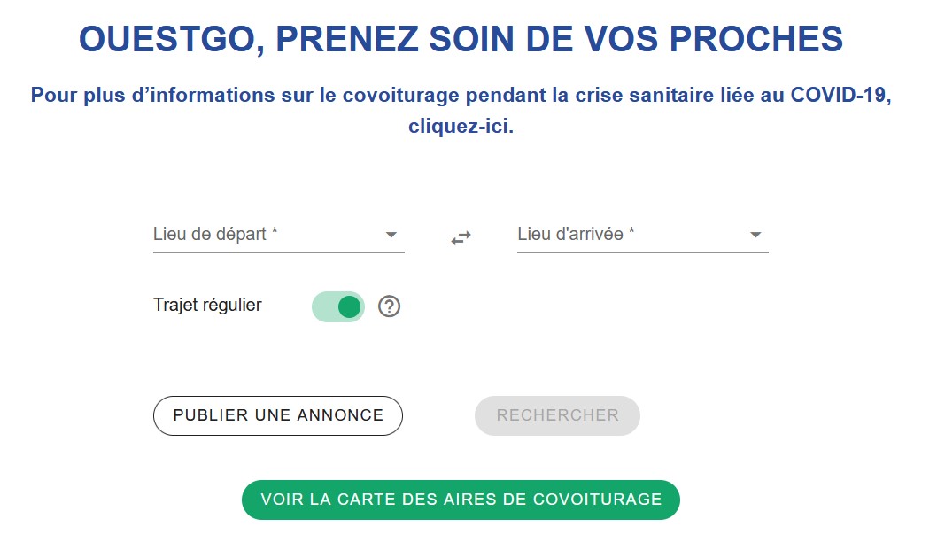 La plateforme de covoiturage OuestGo en pleine expansion