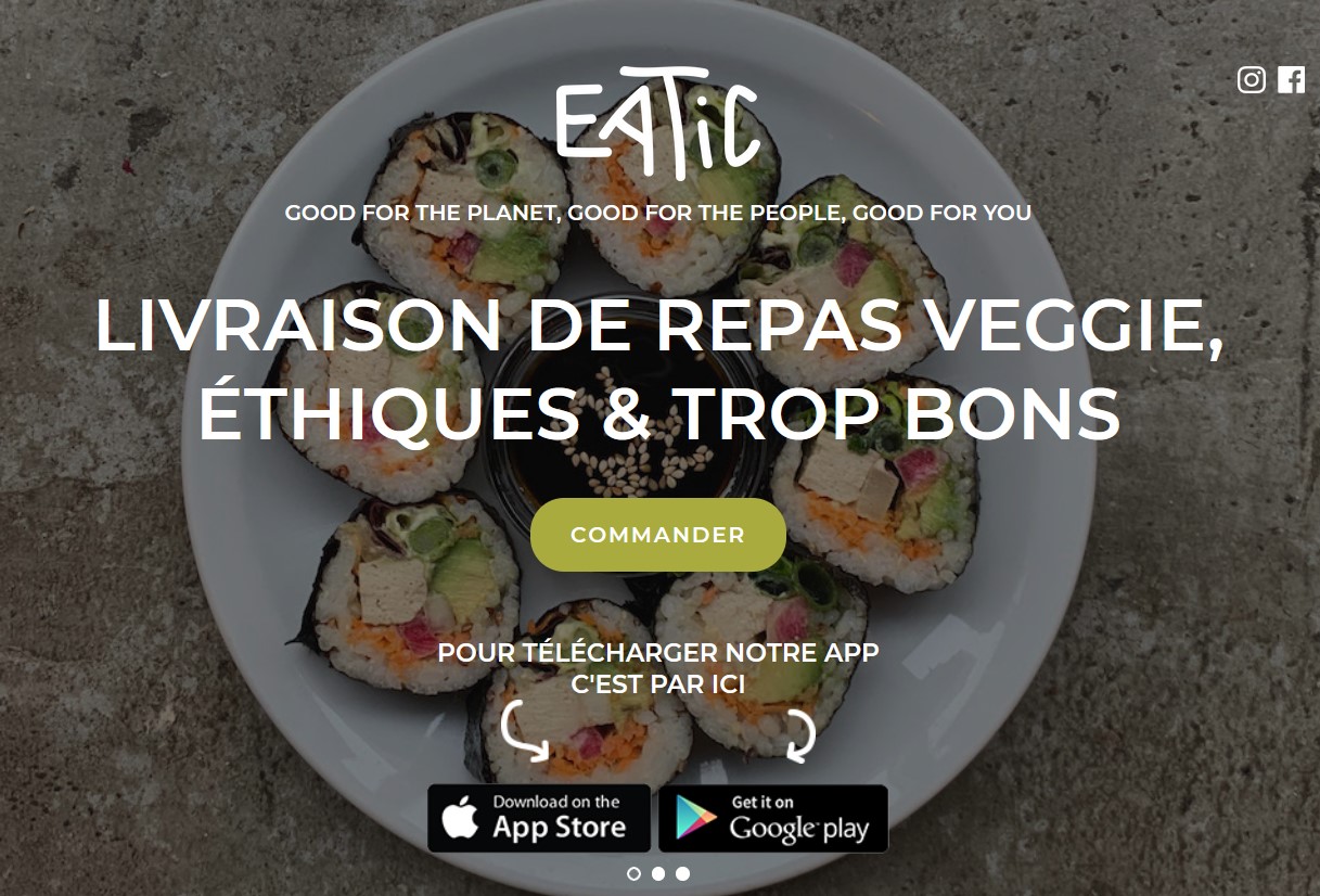 Eatic : l'application de livraison de repas végétariens se lance à Bordeaux