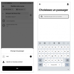 La nouvelle fonction Guest Rider de Uber
