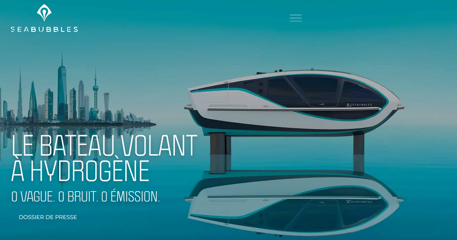 Les taxis volants écologiques SeaBubbles disponibles cet été sur le lac d'Annecy.