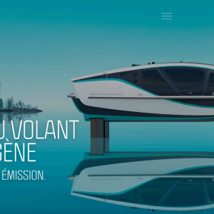 Les taxis volants écologiques SeaBubbles disponibles cet été sur le lac d'Annecy.