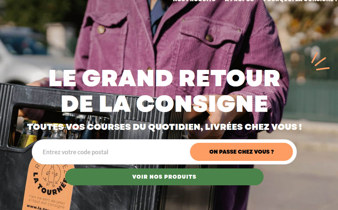 La Tournée relance la consigne avec un supermarché en ligne zéro déchet