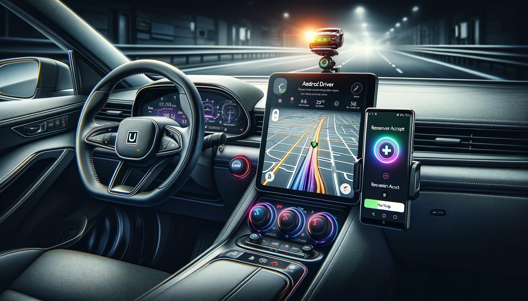 Android Auto s'associe à Uber driver