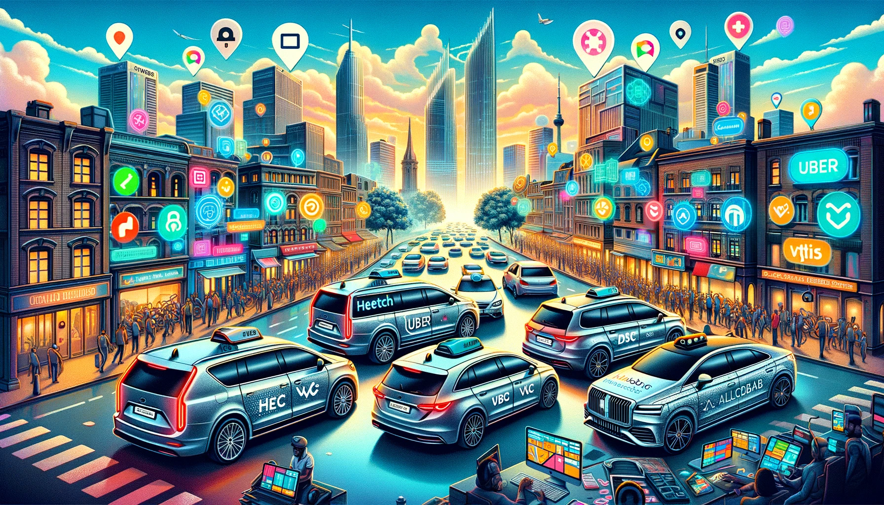 Technologies Innovantes pour Chauffeurs VTC: Uber, Heetch, AlloCab Driver, et Free Now