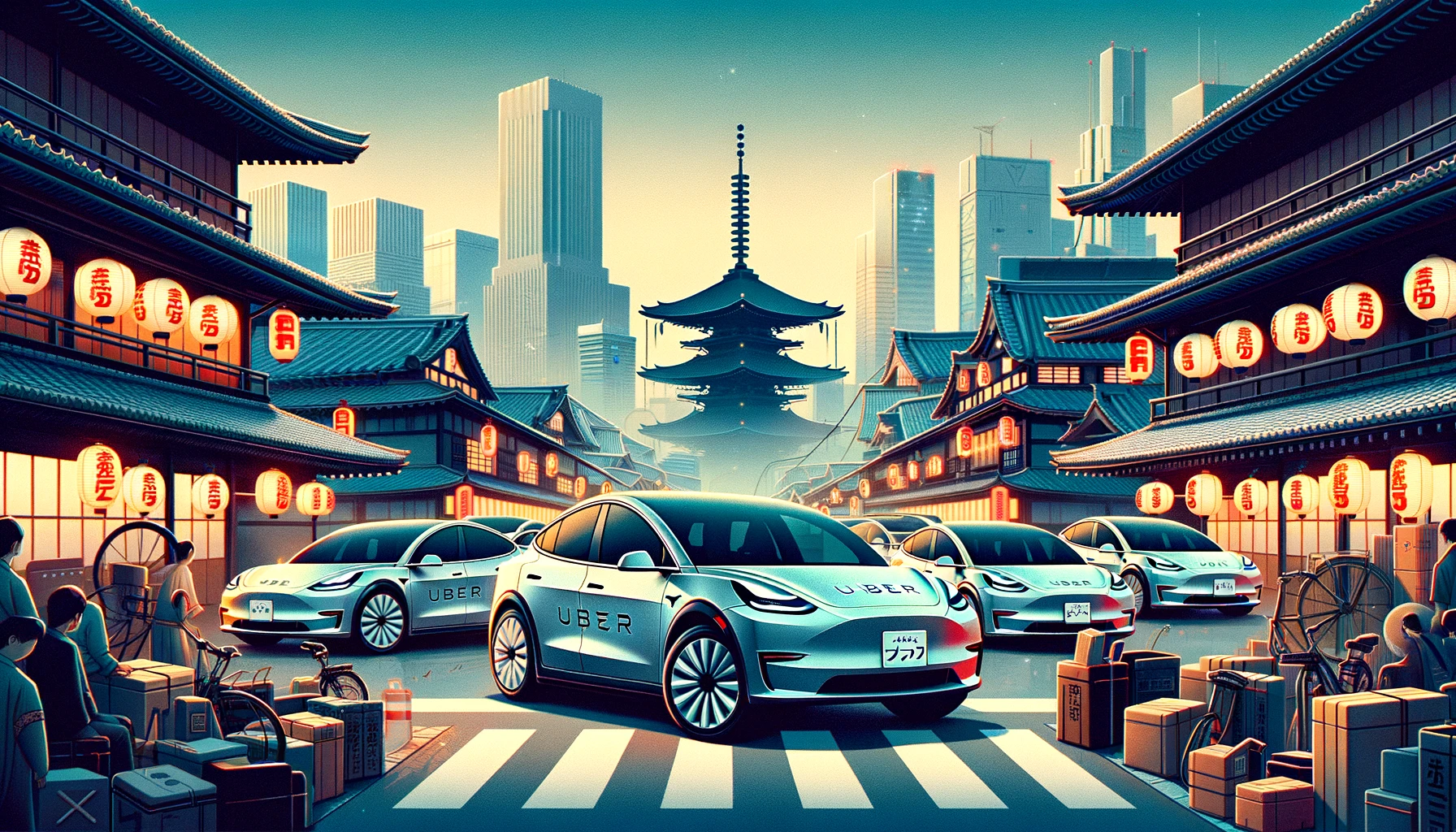 Uber collabore avec Tesla pour l'électrification de sa Flotte au Japon