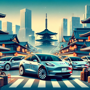 Uber collabore avec Tesla pour l'électrification de sa Flotte au Japon