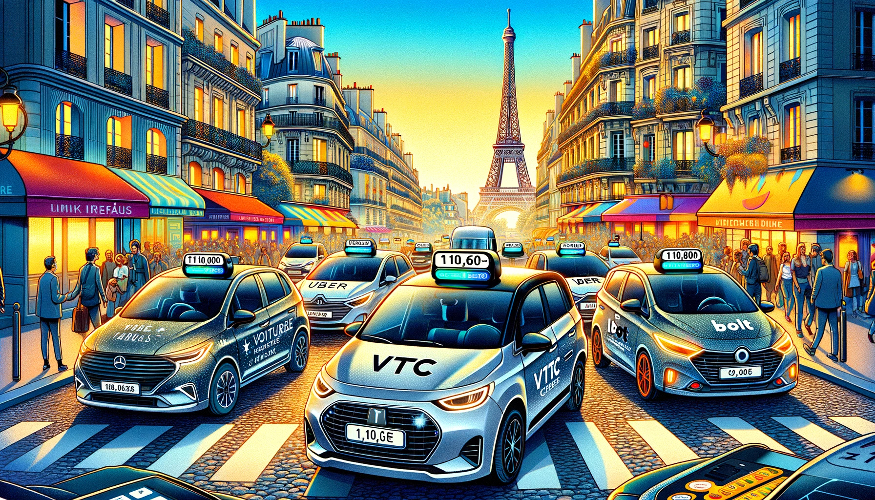 Hausse des tarifs VTC à Paris en 2024 pour mieux rémunérer les Chauffeurs