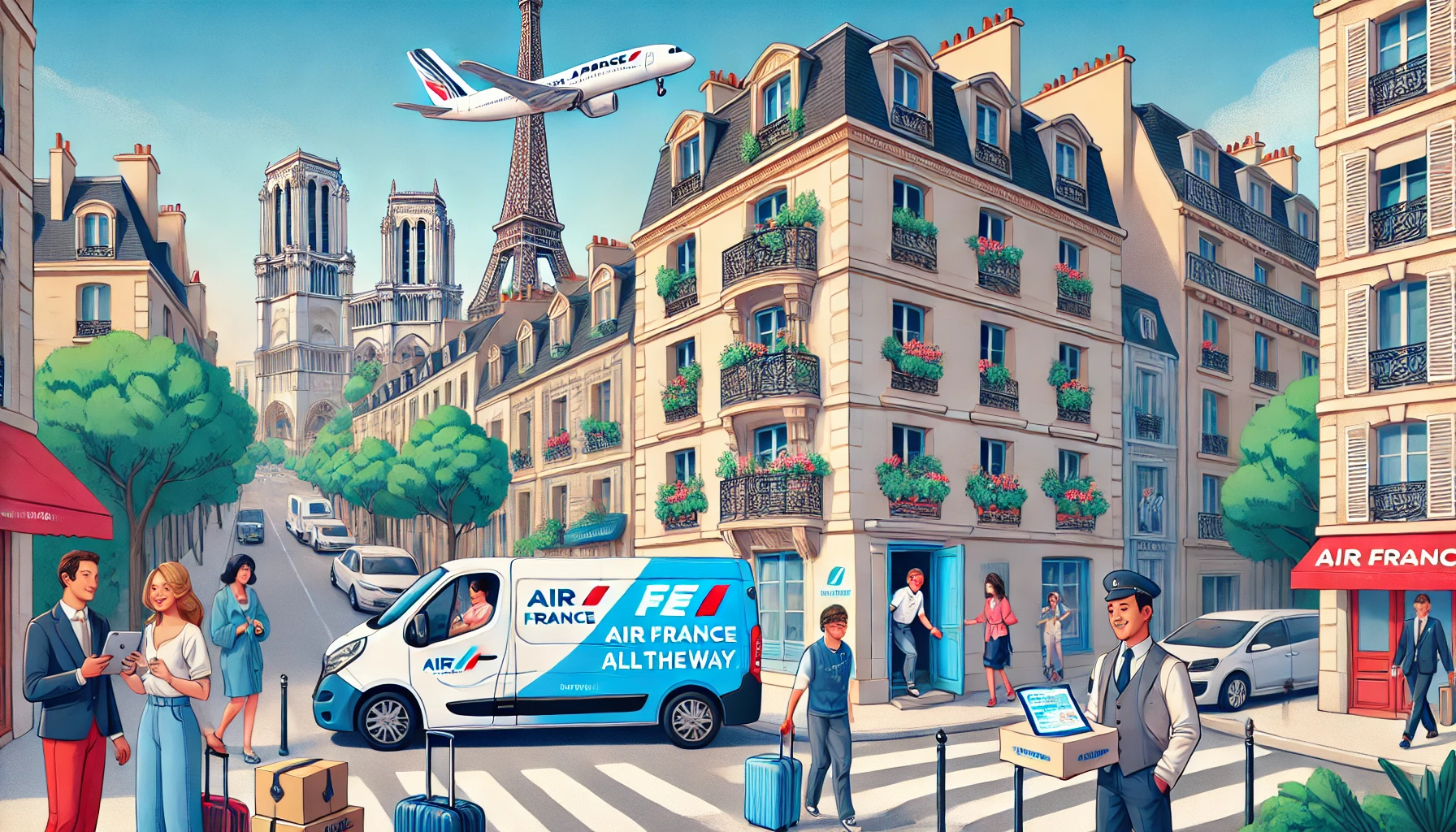 Air France lance la livraison de bagages à domicile