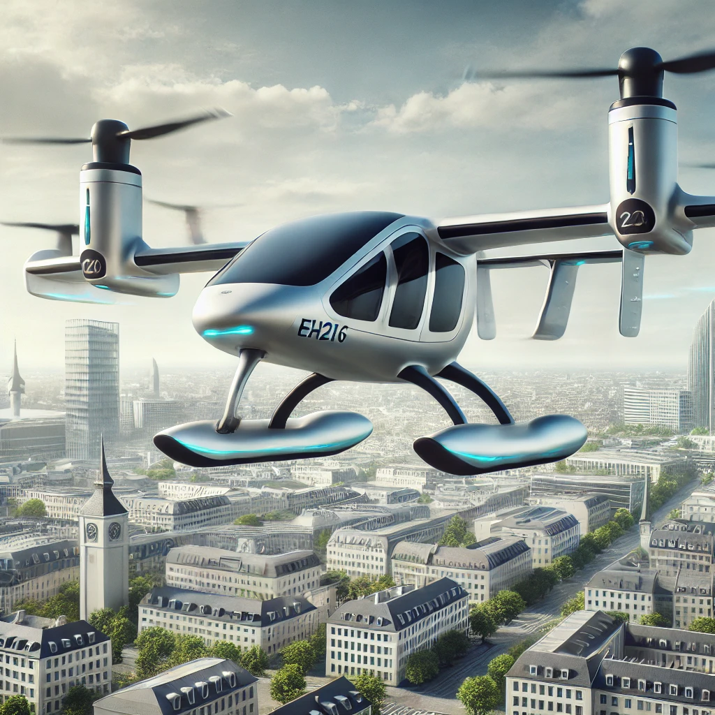 Les taxis volants d'Ehang en Europe