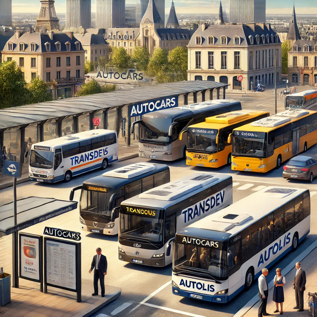 Répartition des exploitants d'autocars en France