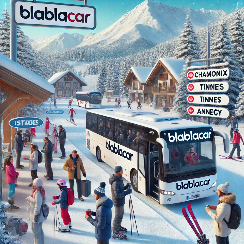 Nouveaux bus BlablaCar vers les stations de ski