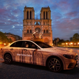 Uber célèbre Notre-Dame avec une expérience immersive
