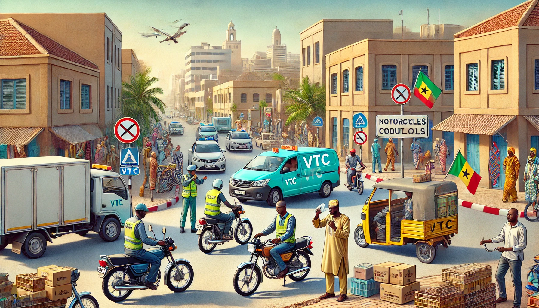 Sénégal : vers une régulation accrue des VTC et livraisons à moto