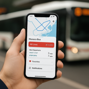 Monaco : mise à jour innovante de l’application « Monaco Bus »