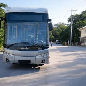 La Barbade renforce sa flotte de bus électriques avec l'aide de la Chine