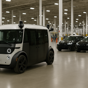 Taxis autonomes : Zoox défie Tesla avec sa nouvelle usine