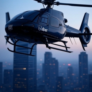 Uber survole et navigue sur la côte amalfitaine