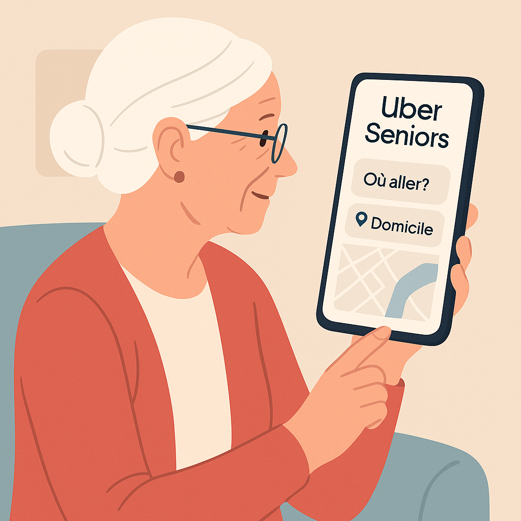 France – Uber lance une appli simplifiée pour les seniors