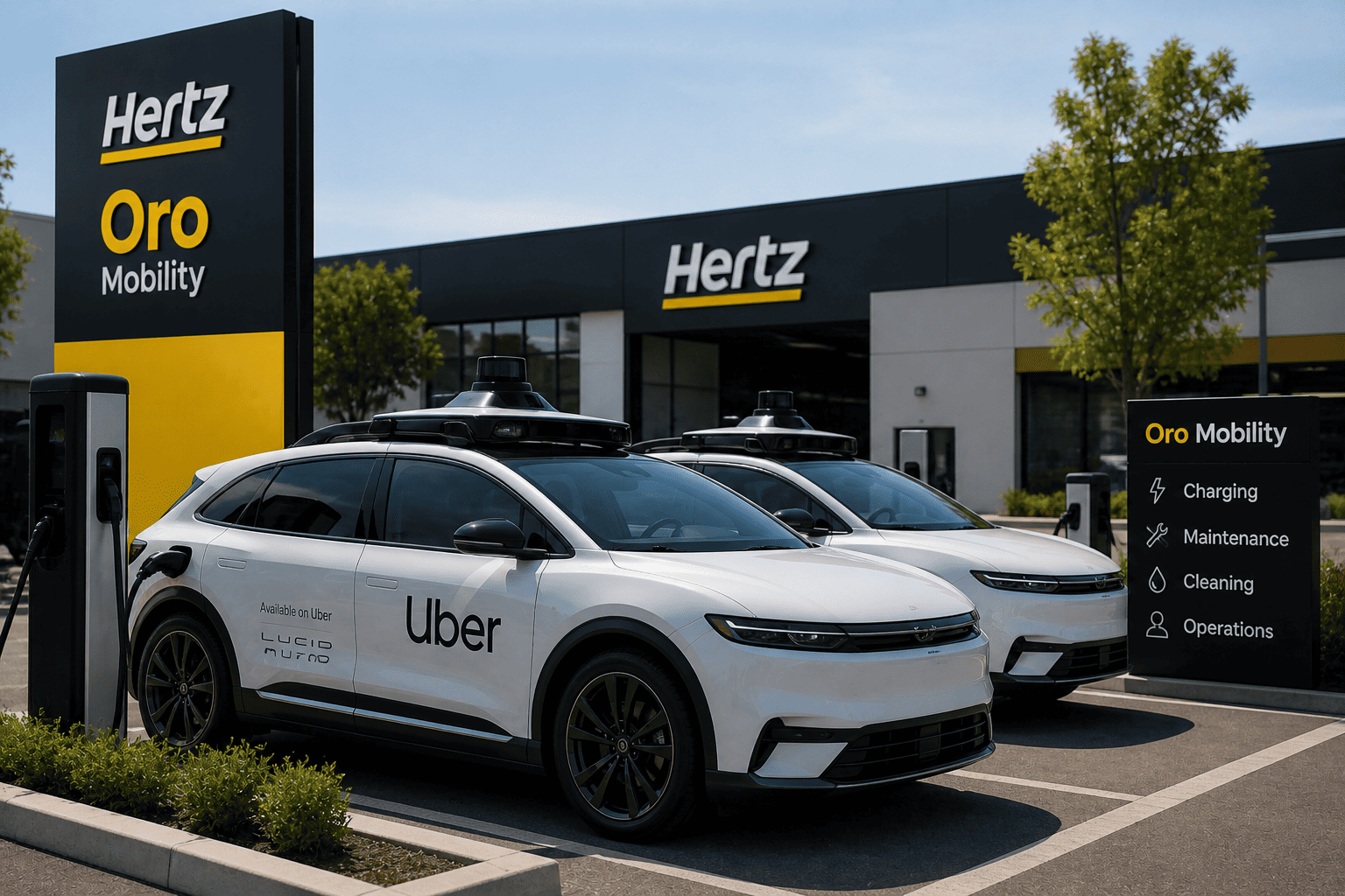 États-Unis — Hertz lance Oro pour gérer les flottes robotaxis d’Uber