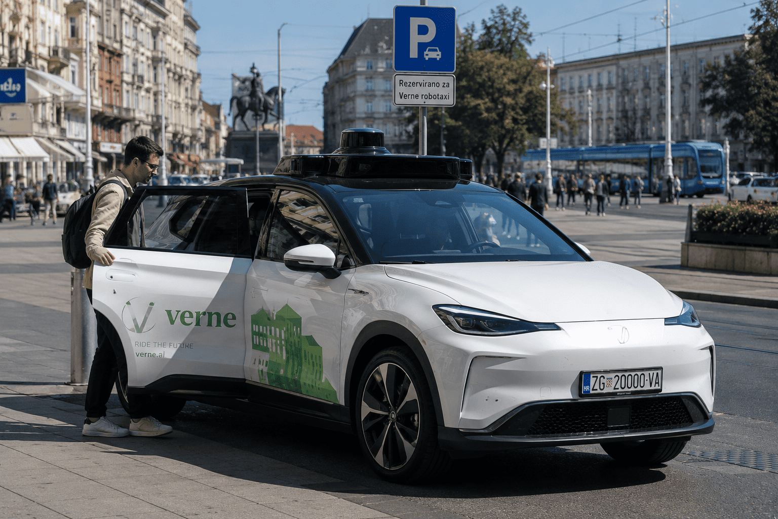 Croatie — Verne lance le premier robotaxi d’Europe à 1,99 €