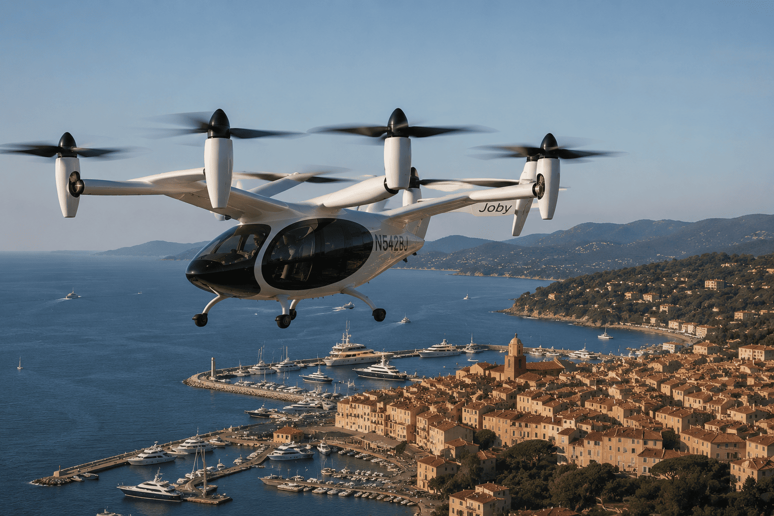 Des taxis volants électriques bientôt entre Nice et Saint-Tropez